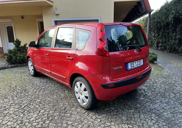 Nissan Note cena 9900 przebieg: 106000, rok produkcji 2007 z Dębno małe 22